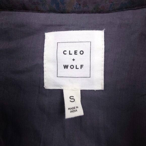 NEW Cleo + Wolf Quilted Patchwork Jacket Oversized Shacket Western Boho Prairie - Picture 2 of 13